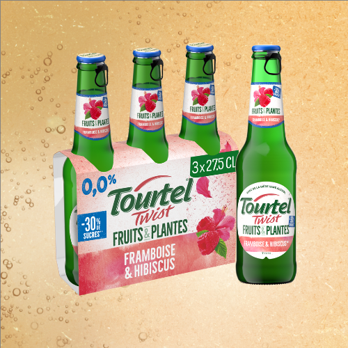 Pack Tourtel Twist Fruits & Plantes Framboise & Hibiscus